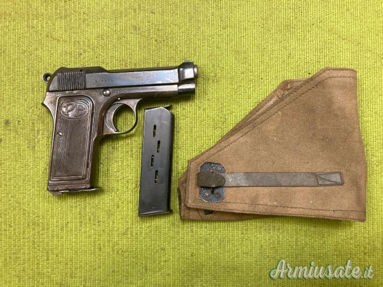 Beretta 1923 con fondina, 9 Glisenti Beretta 1923 con fondina, 9 Glisenti