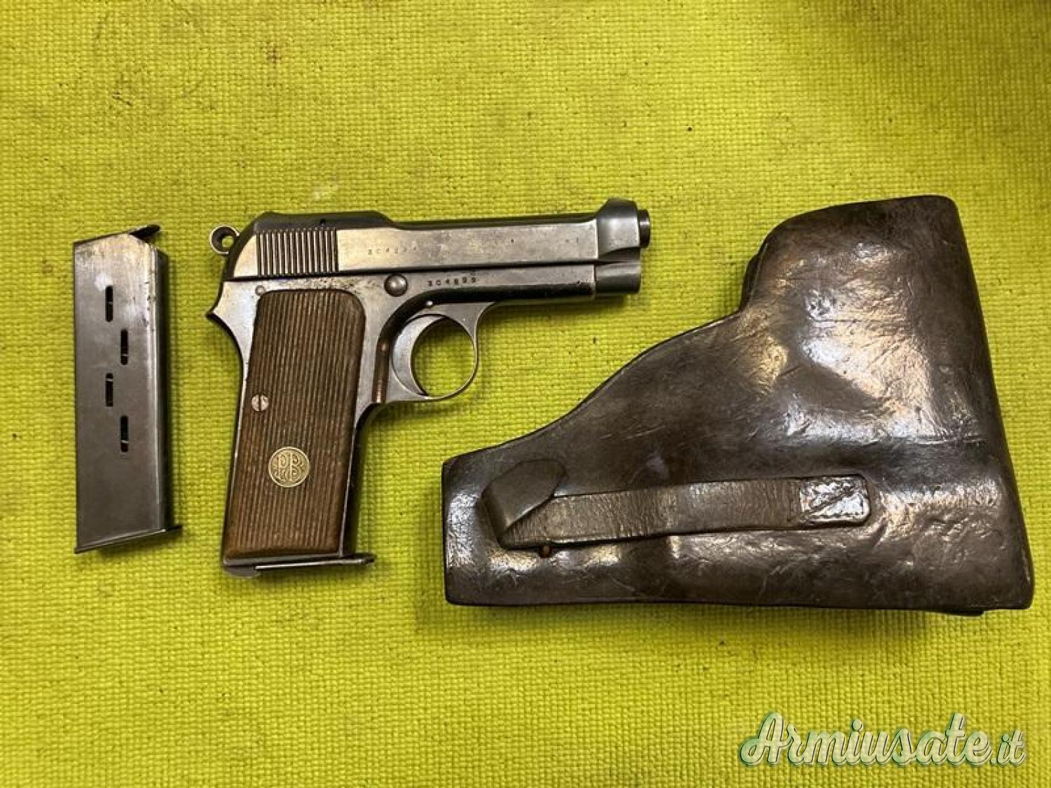 Beretta 1923 con fondina, 9 Glisenti Beretta 1923 con fondina, 9 Glisenti
