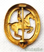 Distintivo d'epoca nazista “DEUTSCHES REITERABZEICHEN” di 1^ classe in grado “ORO