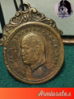 Medaglia Mussolini ottone Credere Obbedire Combattere