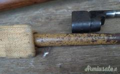 Baionetta Spike Enfield N.4 MK1 fodero frog tasca WW2 WWII Ex Ordinanza UK British Africa Wehrmacht