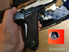 Luger prodotta DWM 1906/29 croce nello scudo cal.30 luger MATRICOLA P25xxx