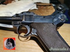 Luger prodotta DWM 1906/29 croce nello scudo cal.30 luger MATRICOLA P25xxx