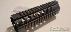 Quad rail handguard 7 pollici per AR15