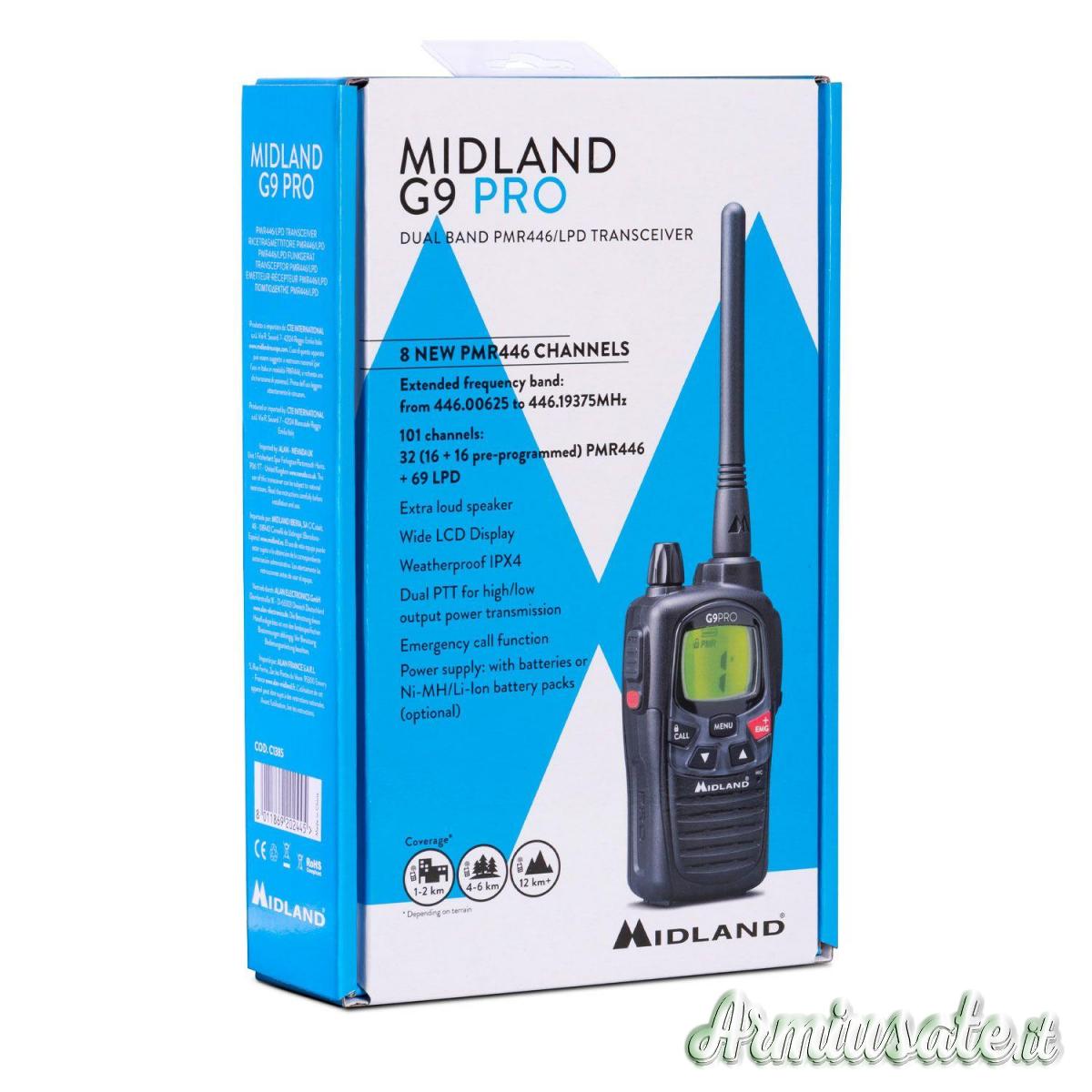 Midland G9 Pro Walkie Talkie Midland G9 Pro Walkie Talkie