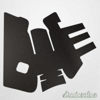 Glock Gen3 Impugnatura Adesiva Granulata per Mod. 17, 22, 24, 31, 34, 35, 37, 47