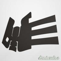 Glock Gen3 Impugnatura Adesiva Granulata per Mod. 19, 23, 25, 32, 38