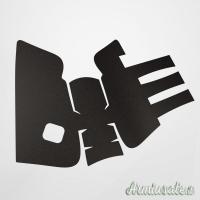 Glock Gen3 Impugnatura Adesiva Granulata per Mod. 19, 23, 25, 32, 38