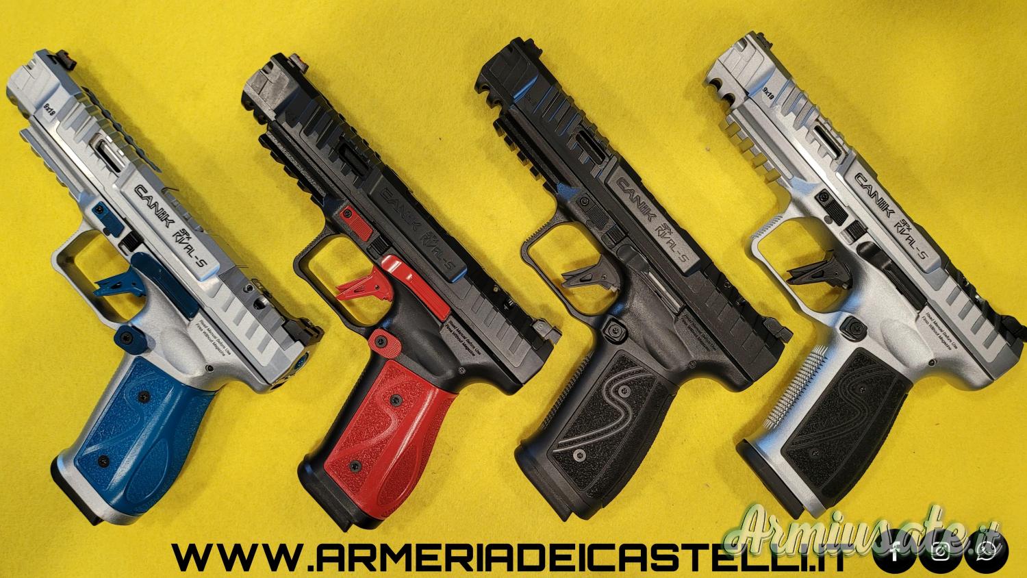 Canik RIVAL FULL METAL 9x19mm Parabellum | Luger | NATO Canik RIVAL FULL METAL 9x19mm Parabellum | Luger | NATO