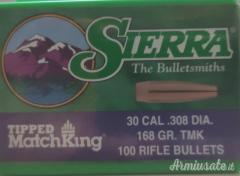 Palle Sierra cal.30 168 gr TMK
