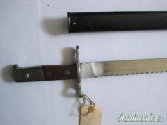 Baionetta per Schmidt Rubin K11 e K31  1914 seghettata pioneer.