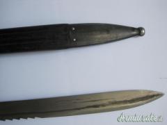 Baionetta per Schmidt Rubin K11 e K31  1914 seghettata pioneer.