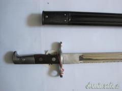 Baionetta per Schmidt Rubin K11 e K31  1914 seghettata pioneer.