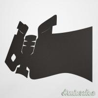 Glock Gen5 Impugnatura Adesiva Granulata per Mod. 19, 23, 44