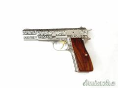BROWNING HIGH POWER RENAISSANCE SILVER JMB CUSTOM