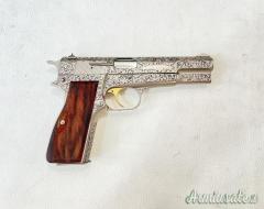 BROWNING HIGH POWER RENAISSANCE SILVER JMB CUSTOM