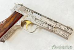 BROWNING HIGH POWER RENAISSANCE SILVER JMB CUSTOM