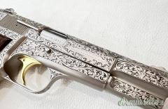 BROWNING HIGH POWER RENAISSANCE SILVER JMB CUSTOM