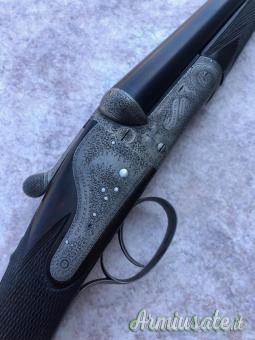 Doppietta Lancaster side lock self opening cal 16 canne 76 proveniente da collezione