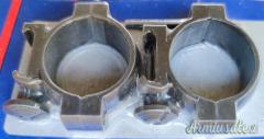 Coppia anelli per ottica diamentro 30 mm