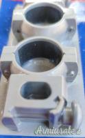 Coppia anelli per ottica diamentro 24 mm argento
