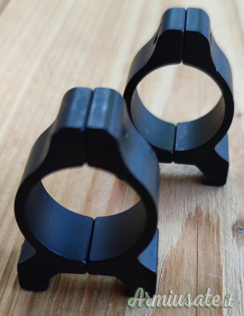 Coppia anelli per ottica diamentro 24 mm Coppia anelli per ottica diamentro 24 mm