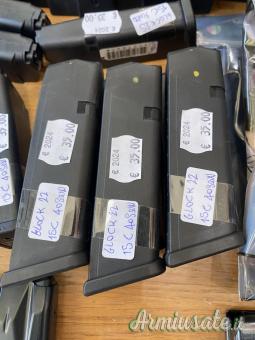 CARICATORI PER PISTOLA GLOCK MOD. 22 CAL. 40SW DA 15COLPI (NUOVI)