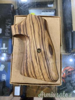 impugnatura per revolver colt mod. python in legno (nuova)