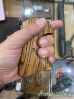 impugnatura per revolver colt mod. python in legno (nuova)