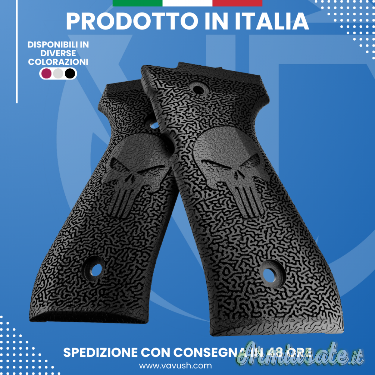 Guancette THE PUNISHER BERETTA Serie 90 Guancette THE PUNISHER BERETTA Serie 90