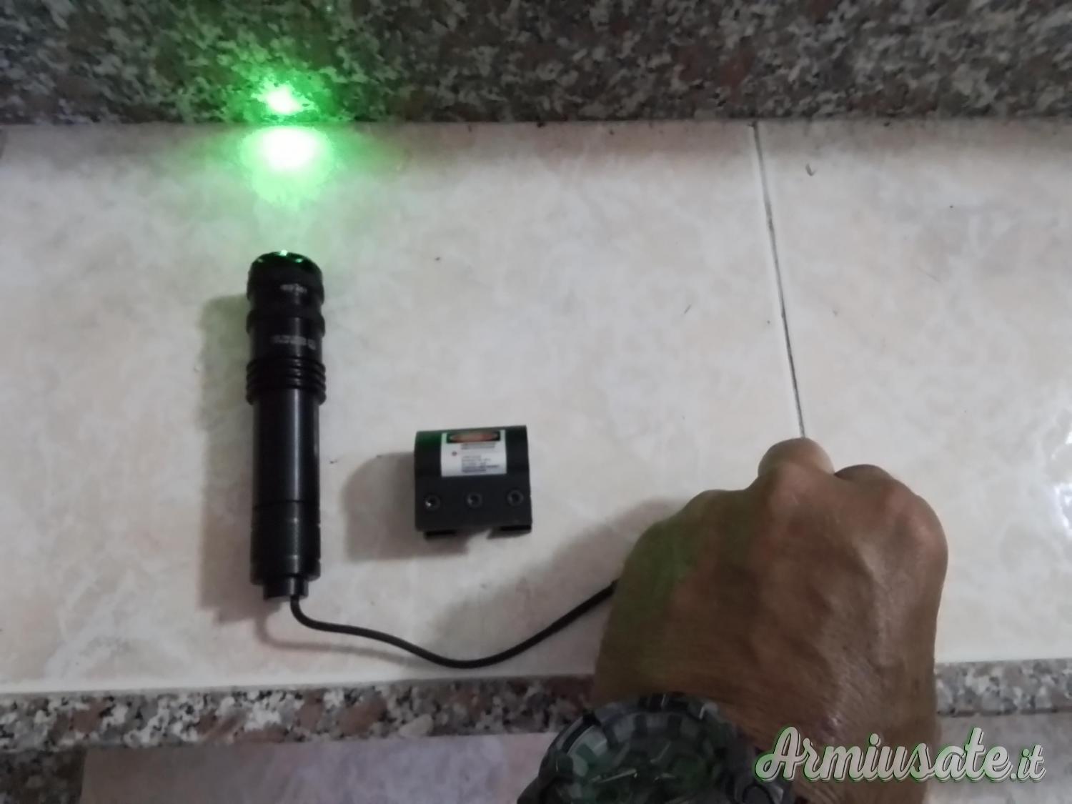 Laser Verde con Picatinny Laser Verde con Picatinny