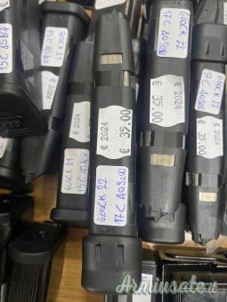 CARICATORI GLOCK mod. 13-15-17-19-33 CAL. 9 CORTO, 9X21, 9X19,40SW,45ACP,45GAP,357SIG (NUOVI)