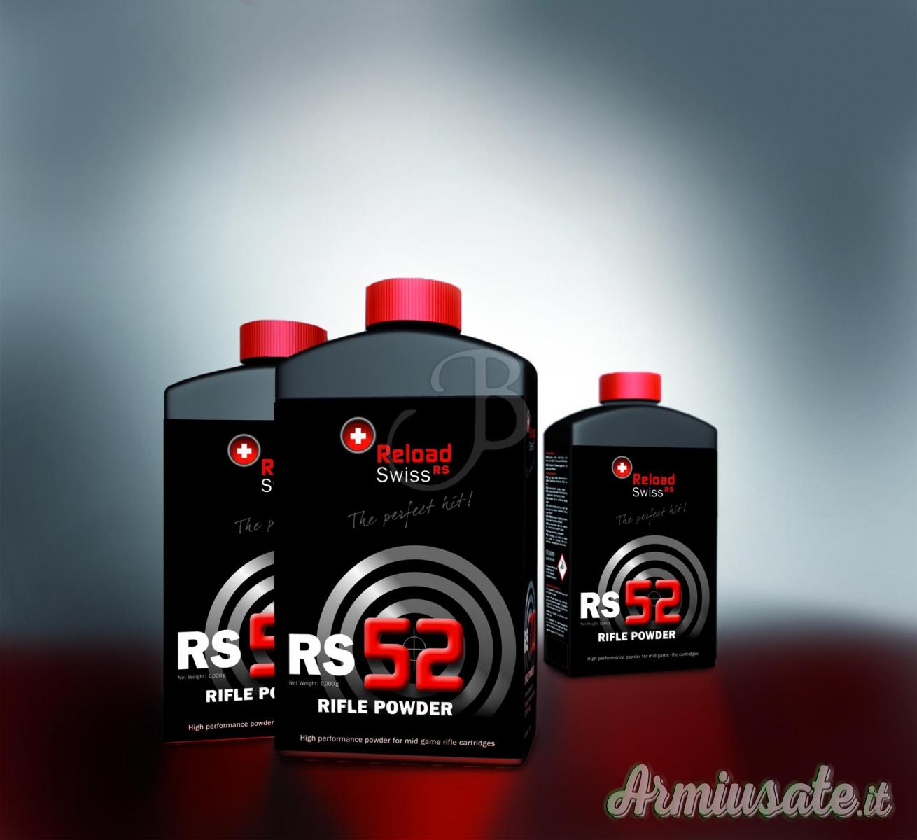 RELOAD SWISS POLVERE RS52 1 KG RELOAD SWISS POLVERE RS52 1 KG