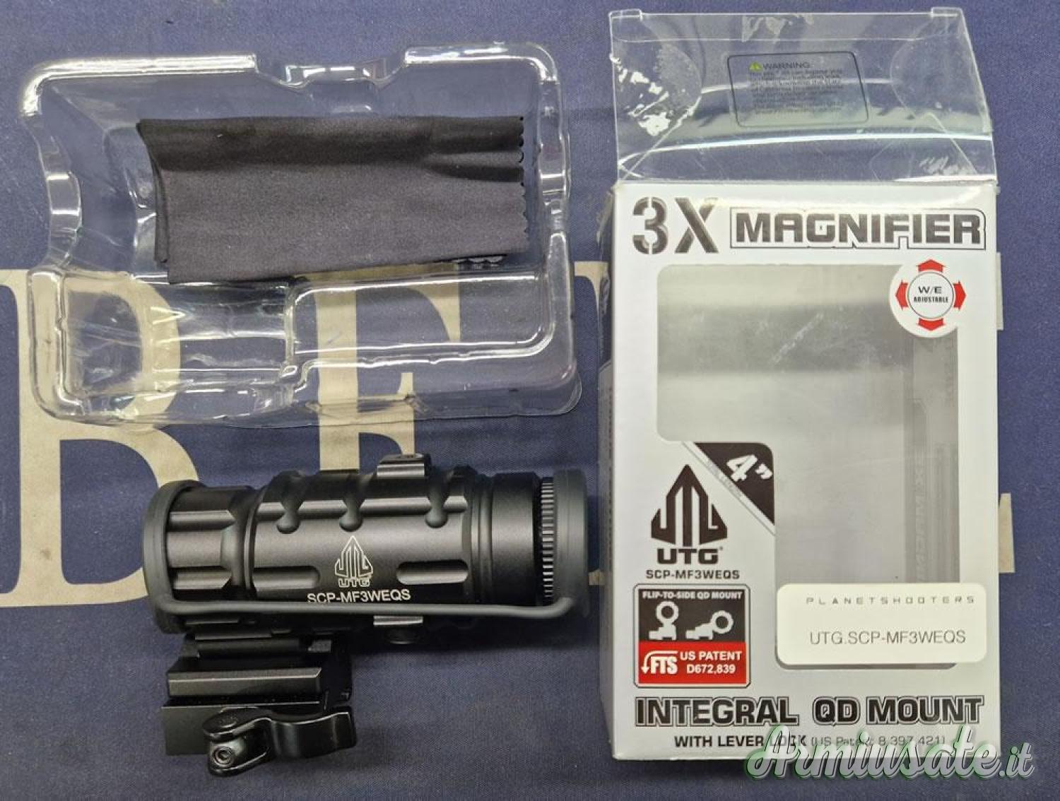 UTG MAGNIFICATORE 3X PER RED DOT UTG MAGNIFICATORE 3X PER RED DOT