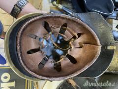 PICKELHAUBE TEDESCO ORIGINALE ANTE PRIMA GUERRA MONDIALE CON CUSTODIA (VEDI LA DESCRIZIONE)