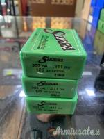 PALLE PER RICARICA CAL. 303 BRITISH  .311 DIA DA 125GR STITZER DA 100PZ (VEDI LA DESCRIZIONE)