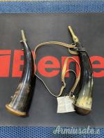 CORNO DI MONTONE PER RICARICA FUCILE O PISTOLA AD AVANCARICA (VEDI LA DESCRIZIONE)