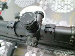 Ottica NCSTAR 10-40x50 ed anelli Warne Maxima 30 mm in acciaio