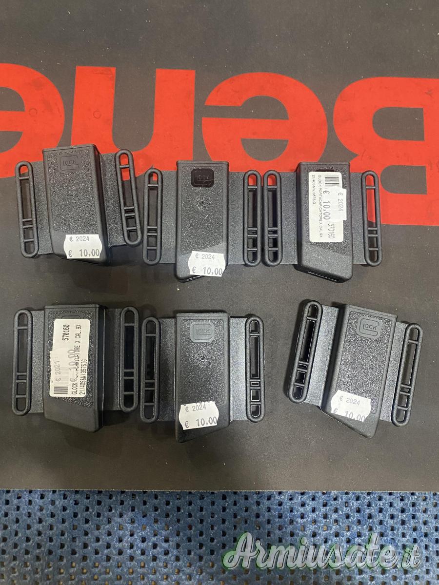 PORTACARICATORI ORIGINALI GLOCK DA CINTURA (VEDI LA DESCRIZIONE) PORTACARICATORI ORIGINALI GLOCK DA CINTURA (VEDI LA DESCRIZIONE)