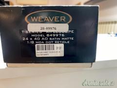 WEAVER	TARGET T24 24X40 AO 1/8 MOA