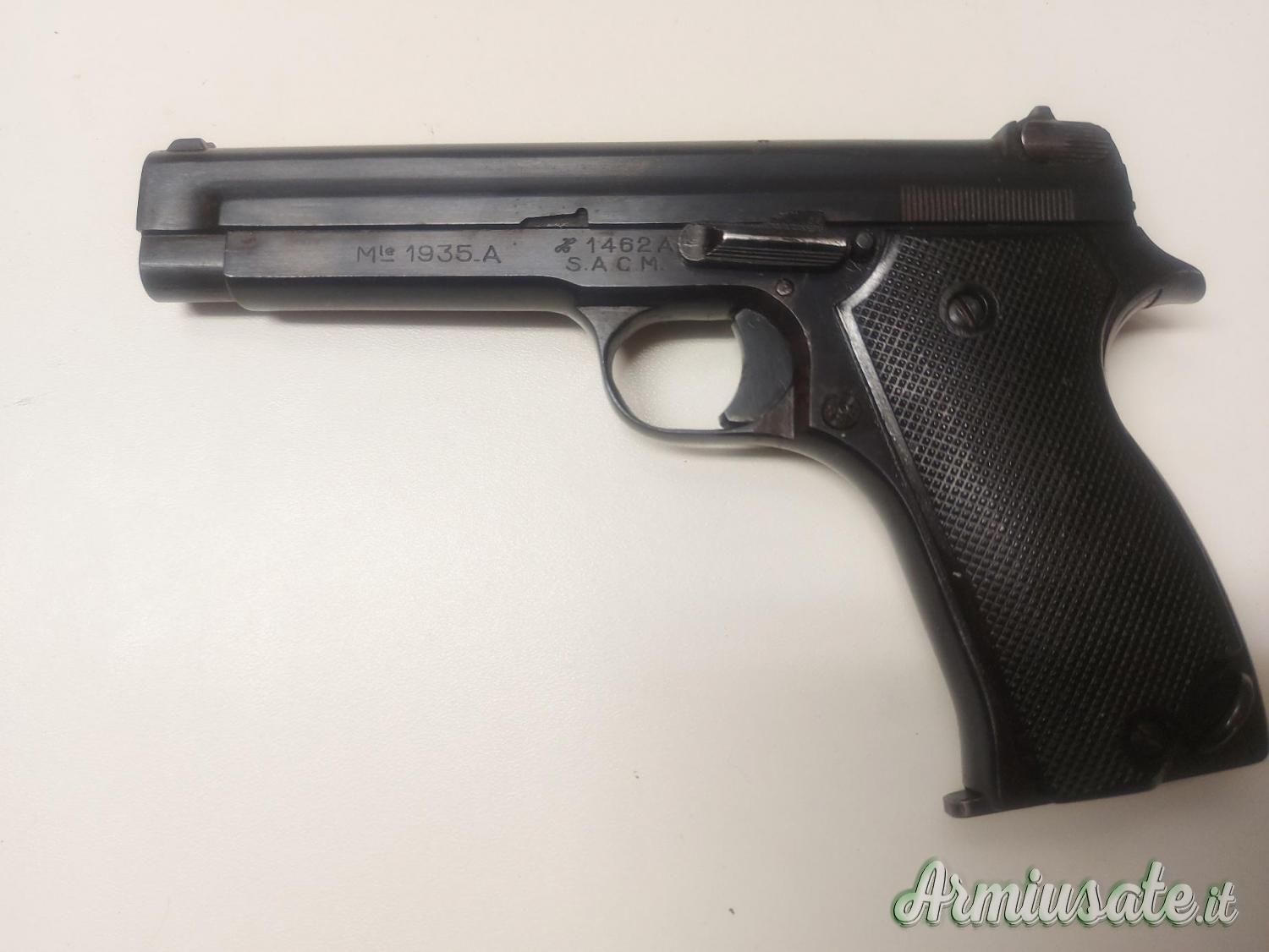 Pistola S.A.C.M. mod. 1935A cal. 7.65 Lungo Pistola S.A.C.M. mod. 1935A cal. 7.65 Lungo