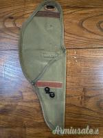 Vecchia Fondina Militare in tessuto verde