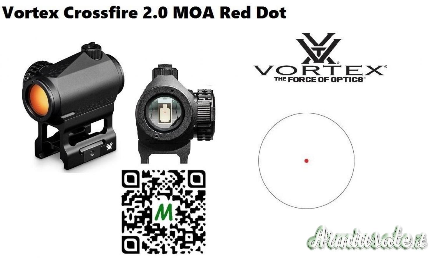 Vortex Crossfire 2.0 MOA Red Dot Vortex Crossfire 2.0 MOA Red Dot