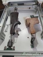 PANTOGRAFO COPIATORE PER CALCI IN LEGNO E IMPUGNATURE CALCI REGOLABILI.