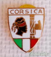 Distintivo d'epoca fascista dell'Irredentismo corso pro-Corsica italiana (REGNO D'ITALIA)