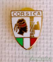 Distintivo d'epoca fascista dell'Irredentismo corso pro-Corsica italiana (REGNO D'ITALIA)