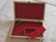Cofanetto in Acero per revolver western