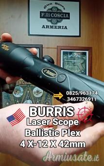 BURRIS LASER SCOPE BALLISTIC PLEX 4X-12X42mm