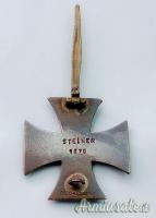 Croce di ferro tedesca modello 1870 di 1^ classe in “falso d’autore” cd. “falso Deschler & Sohn”