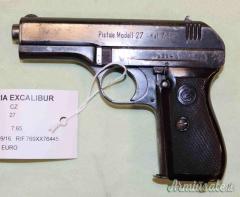 Pistola CZ Mod. 27  Calibro 7,65